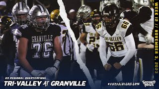 3 Granville and 6 TriValley Battle in Instant Classic 🏈 [upl. by Chery905]