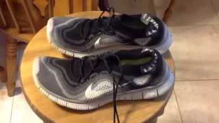 Nike Free 50 sports shoe review Barefoot Running Shoe [upl. by Bengt541]