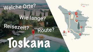 TOSKANA RUNDREISE  Reiseroute amp Tipps für einen genialen Roadtrip [upl. by Rocca]