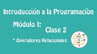 Clase 2 Introducción a la programación [upl. by Ynamrej]