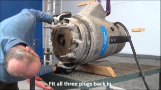 How to Disassemble Flygt 2800 Series Pumps [upl. by Millian]