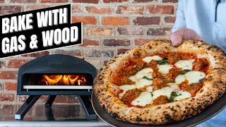 Bertello Pizza Oven Review Using Gas and Wood [upl. by Tildie]