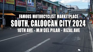 FAMOUS MOTORCYCLE MARKETPLACE in CALOOCAN CITY PHILIPPINES  WALKING TOUR 4K [upl. by Airetnohs]