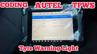 Autel Maxisys Coding Tyre Pressure Sensor Fault Code C121 Transmitter ID 1 Not Received TOYOTA [upl. by Ahselrak]