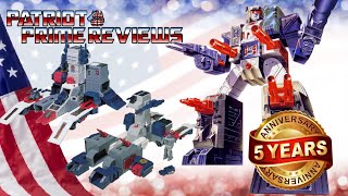 Patriot Prime Reviews 1987 Transformers G1 Fortress Maximus 5th Anniversary Special [upl. by Jehial435]