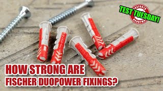 How strong are Fischer DuoPower wall fixings [upl. by Narib430]