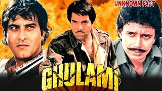 GHULAMI  Dharmendra  Vinod Khanna And Mithun Chakraborty  Ghulami 1985 Movie Unknown Facts [upl. by January696]