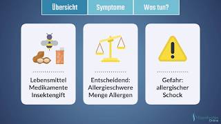 ALLERGISCHE REAKTION  Erste Hilfe in 60 Sekunden  erstehilfelernende [upl. by Anuahsal]