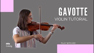 Gavotte  Suzuki Violin Book 1 [upl. by Gernhard560]