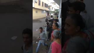 Cow attack on man in Katargam Surat [upl. by Oiredised]