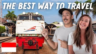 Our FIRST Train in Indonesia 🇮🇩 Malang to Yogyakarta Travel Vlog [upl. by Nathanoj626]