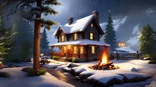 Cozy Winter Cabin For Christmas [upl. by Ryle]