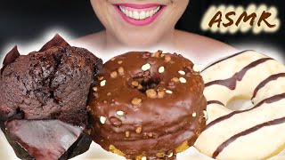 ASMR DONUT CRONUT amp CHOCOLATE MUFFIN 🍩🧁  No Talking Mukbang  Real Eating Sounds  Request 21 [upl. by Toy779]