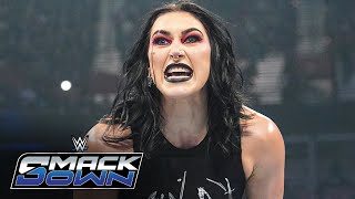 Rhea Ripley takes out The Judgment Day SmackDown highlights Oct 11 2024 [upl. by Ardnosac]