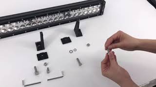 How to install dual row Cree led light bar [upl. by Leslie]