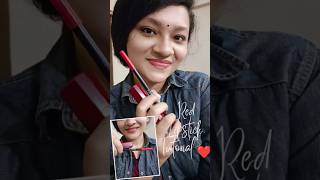 Smudged Red Lips 💋 redlipstick tutorial fashion lookbook dailylooks redliner [upl. by Nerte]