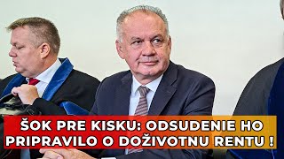 Andrej Kiska právoplatne odsúdený Stratil nárok na rentu [upl. by Drhacir]