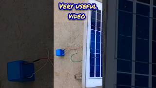 आधे रेट वाली Solar panel से charge करता हूं यह Battery  solar system  short video shoot [upl. by Layman]