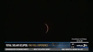 Betsy Kling covers the eclipse from path of totality [upl. by Acinoed]