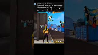 Subscriber ‼️Challange Me 😏 shorts freefire comedy zx7ff [upl. by Enialem395]