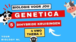 4 vwo  Genetica  5  Dihybride kruisingen [upl. by Grindlay373]