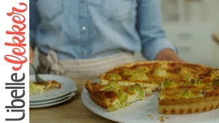 Quiche met spekjes en prei [upl. by Assirual]