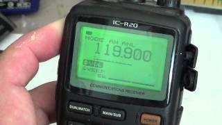 Icom IC R20 Tutorial  Basic Operations [upl. by Cuhp]