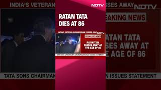 Ratan Tata Dies At 86 Tata Conglomerates Chairman Emeritus Dies At Mumbai Hospital [upl. by Weisberg122]