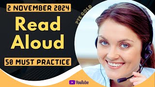 PTE Read Aloud  NOVEMBER 2024  MUST PRACTICE [upl. by Lew676]