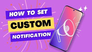 How to Set Custom Notification Sound in Samsung Phone [upl. by Enaols]