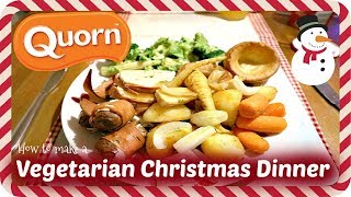 How to make a vegetarian Christmas dinner  A very Veggie Christmas 🎄 [upl. by Hazrit]