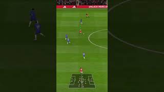 Manchester United vs Chelsea  Premier League 2024  Football Shorts Highlights  FC 24 shorts [upl. by Suelo]