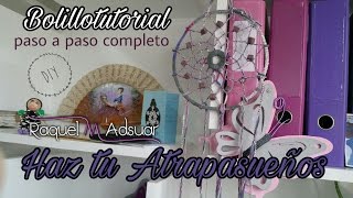 Haz tu atrapasueños de encaje DIY Bolillotutorial Raquel M Adsuar Bolillotuber [upl. by Xantha550]