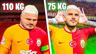 ICARDI HER GOL ATTIĞINDA 1 KİLO VERİYOR  FC 24 KARİYER MODU [upl. by Asirral]