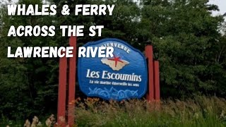 Traverse Ferry to Trois Pistoles from Les Escoumins OUR 18 MONTH RV TRIP [upl. by Urita]