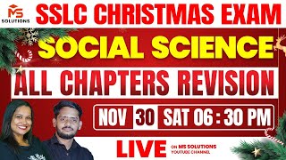 SSLC CHRISTMAS EXAM  ALL CHAPTERS REVISION  SOCIAL SCIENCE  MS SOLUTIONS [upl. by Forster]