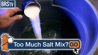 How Much Salt Do I Put In My Saltwater Tank [upl. by Nicolella]