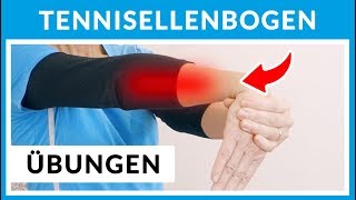 Tennisellenbogen  Tennisarm behandeln ▶ Übungen Teil 1 [upl. by Gristede]