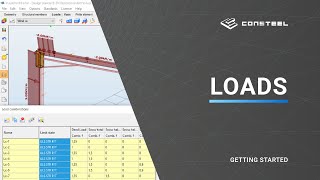 Getting Started with Consteel  How to apply loads on a structure [upl. by Pepin949]