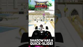 Sonic x Shadow Generations COMPLETELY CHANGED The Quick Step Introducing Quick Slide [upl. by Ikim561]