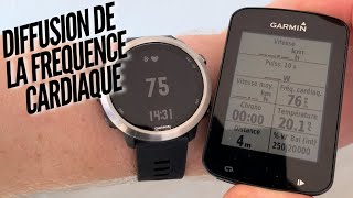 Garmin Diffusion de la fréquence cardiaque optique [upl. by Goode]