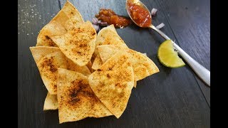 Homemade Tortilla Chips  SAM THE COOKING GUY [upl. by Odraude]