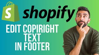 How to Edit Copyright Text in Shopify Dawn Theme Footer  Remove Copyright Text in Shopify 2024 [upl. by Simonne]