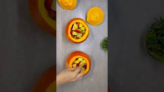 How to cook a delicious Pumpkin🎃 Как приготовить вкусно Тыкву Запечаная тыква с мясом и овощами [upl. by Ynamrej990]