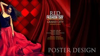 Create Poster Design Fashion in photoshop [upl. by Urbannal144]