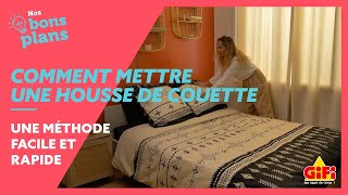 Notre astuce pour enfiler sa housse de couette 💡 [upl. by Wengert450]