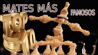 TOP 10 Jaque mate mas famosos del ajedrez [upl. by Naillij]