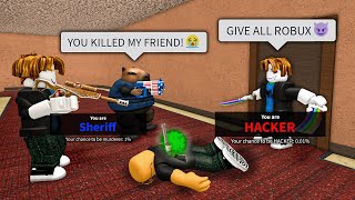 MM2 HACKER FUNNY MOMENTS ROBLOX MEMES [upl. by Oiratno]