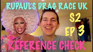 Drag Race UK S2 Episode 3  Reference Check [upl. by Ottillia702]