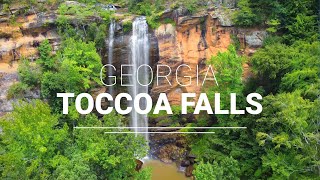 Toccoa Falls Georgia  North Georgia Waterfalls [upl. by Francie]